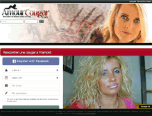 Tablet Screenshot of amourcougar.com